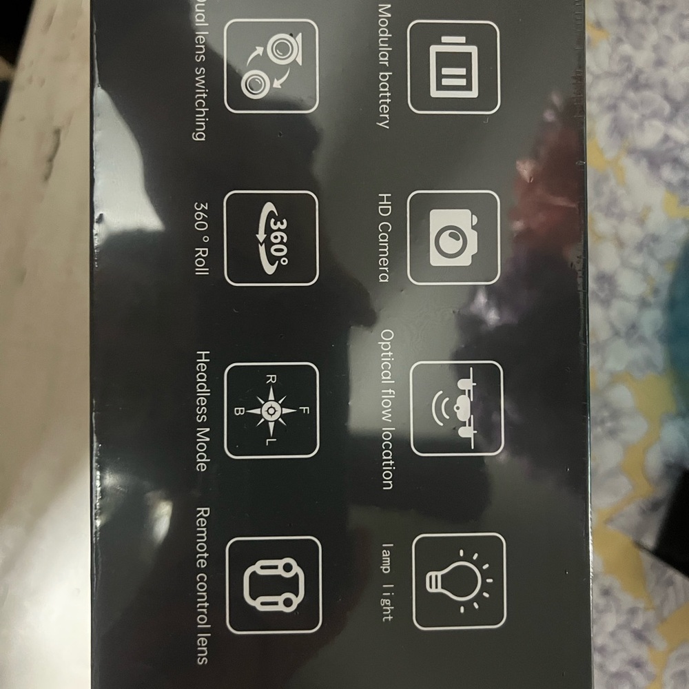 Black Drone with HD Camera and Remote Control